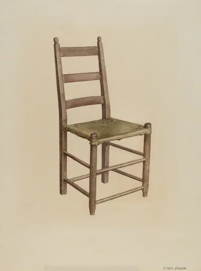 Rawhide Bottom Chair