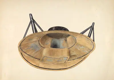 Circular Tin Bath Tub