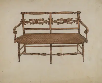 Porch Settee (one of a pair)