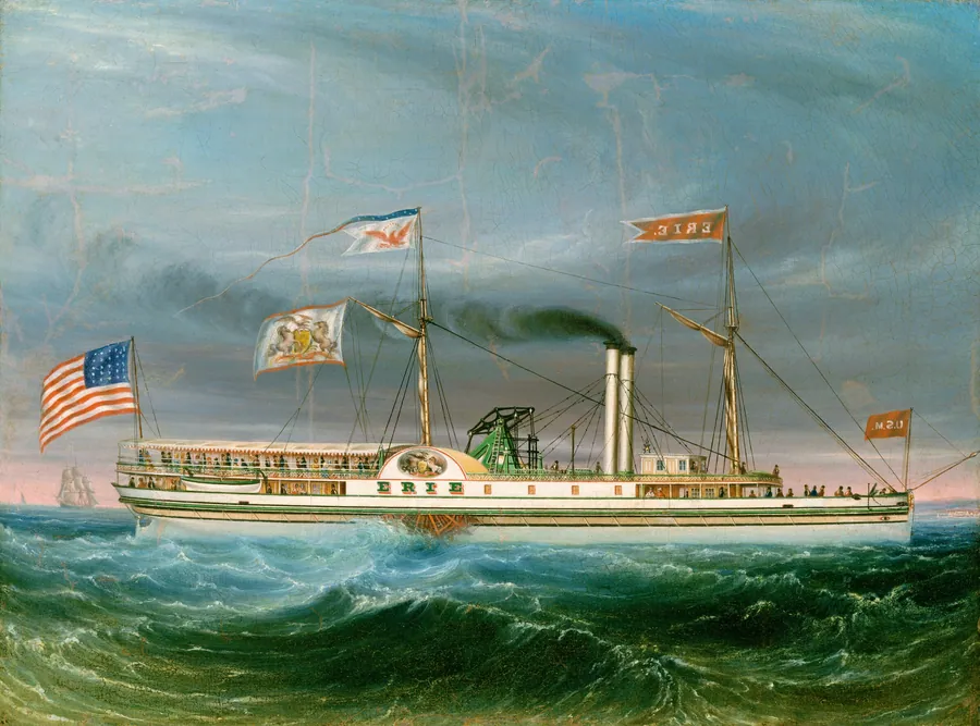Steamship "Erie" by American 19th Century