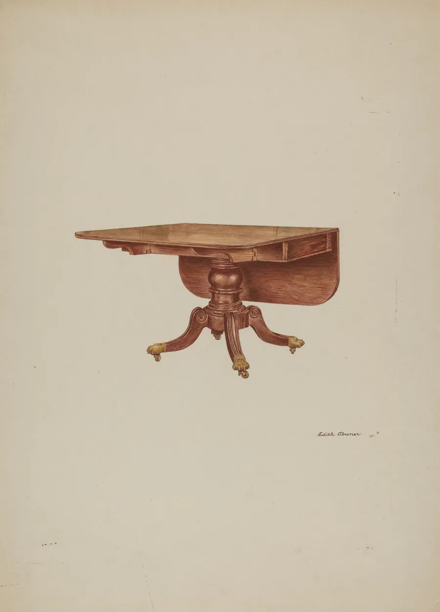 Table, Drop-leaf by Edith Towner