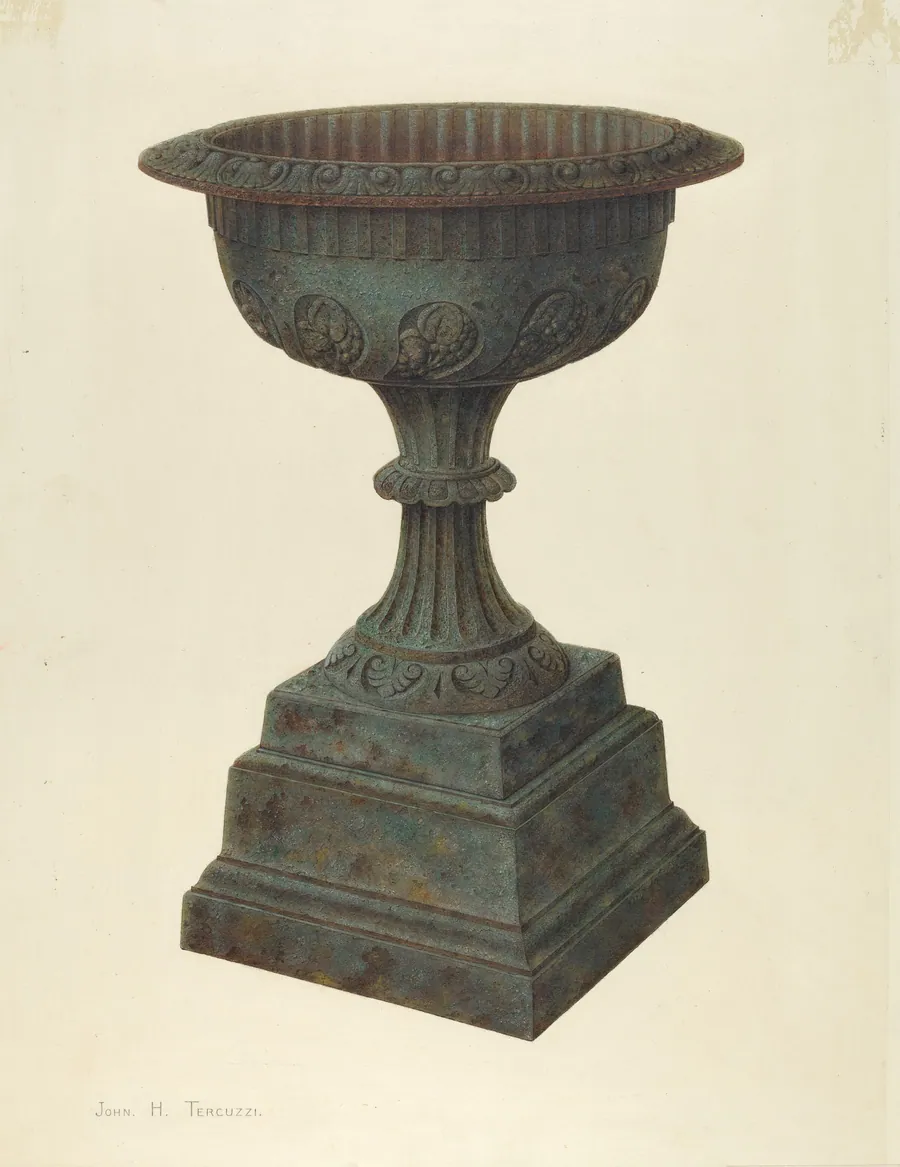 Garden Urn by John H. Tercuzzi
