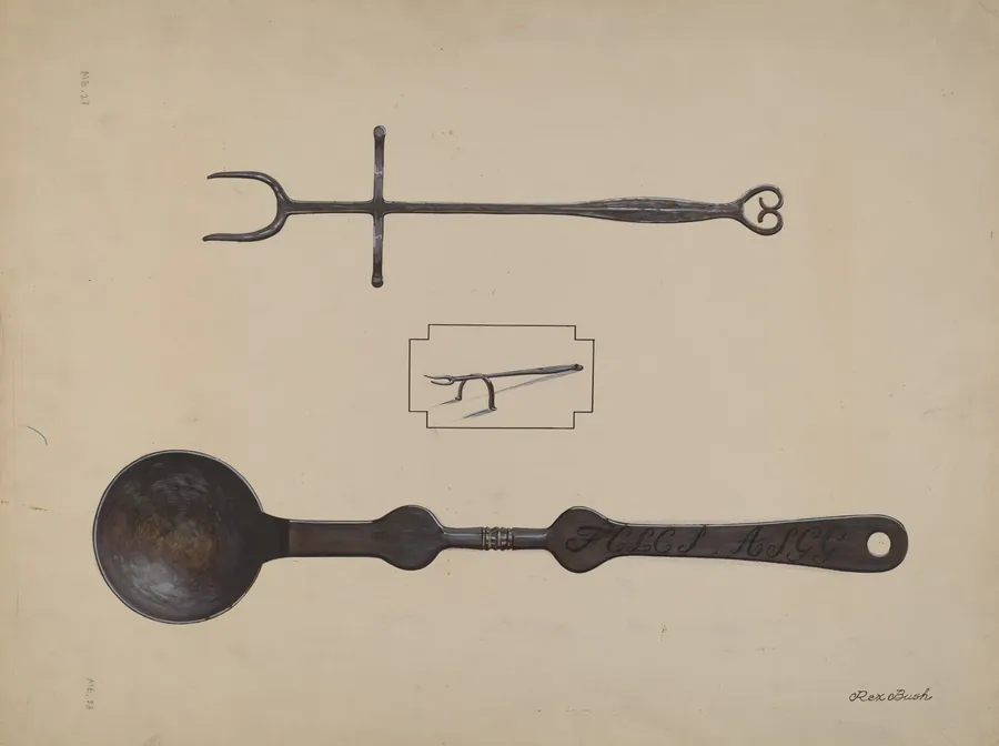 Fork and Ladle by Rex F. Bush