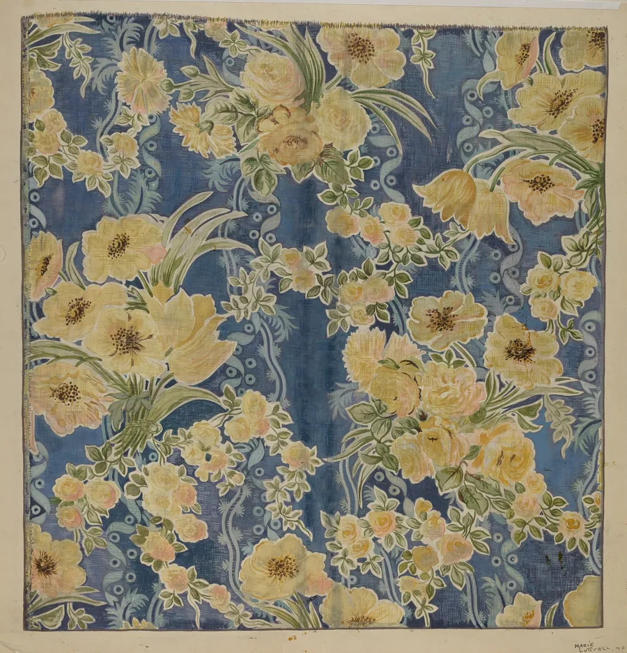 Printed Textile by Marie Lutrell