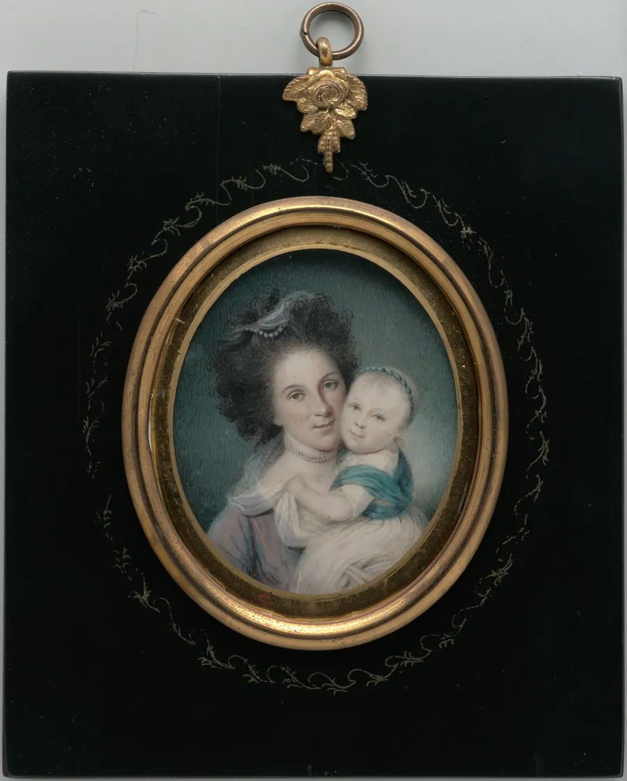 Mrs. Charles Willson Peale (Rachel Brewer) and Baby Eleanor by Charles Willson Peale
