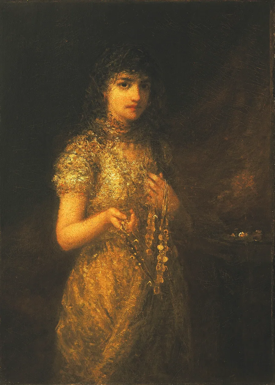 Fedalma by George Fuller, born Deerfield, MA 1822-died Brookline, MA 1884