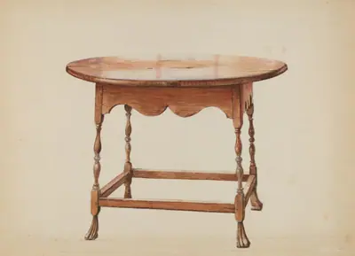 Table, Round Top
