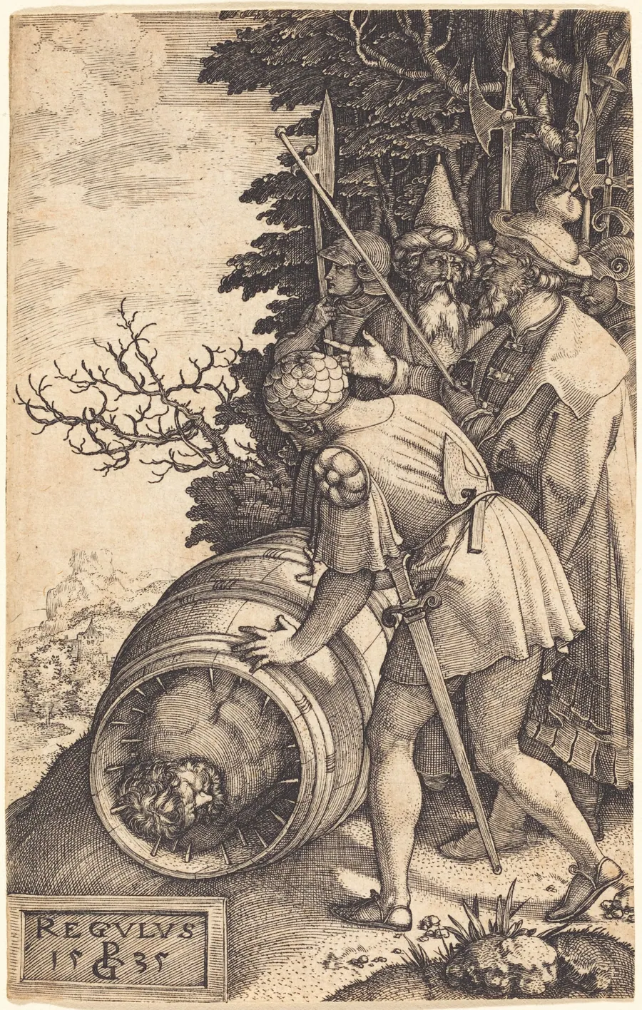Attilius Regulus by Georg Pencz