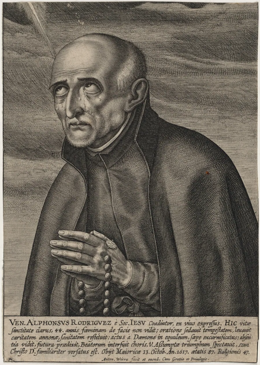 The Venerable Alphonsus Rodriguez by Anton Wierix II
