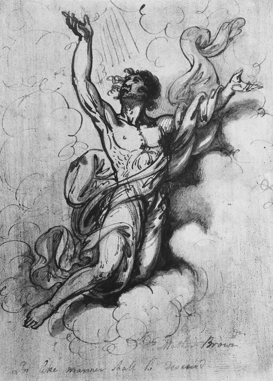 In Like Manner Shall He Descend by Mather Brown