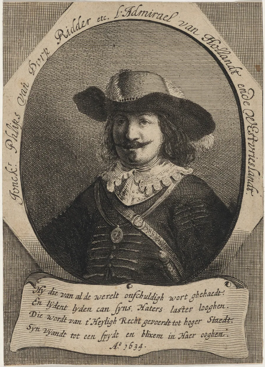 Philps van dorp Ridder, Dutch Admiral by Unknown 19th Century
