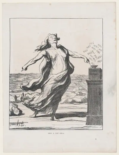 These are responsible for those, from 'News of the day,' published in Le Charivari, February 9, 1871