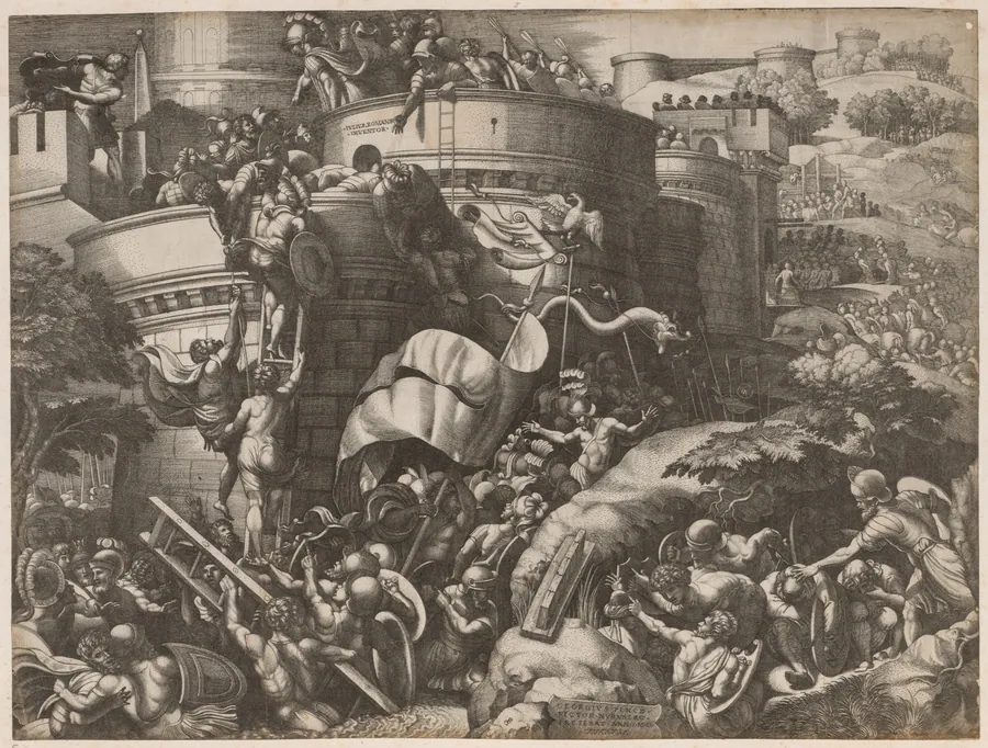 The Seige of Carthage by Georg Pencz