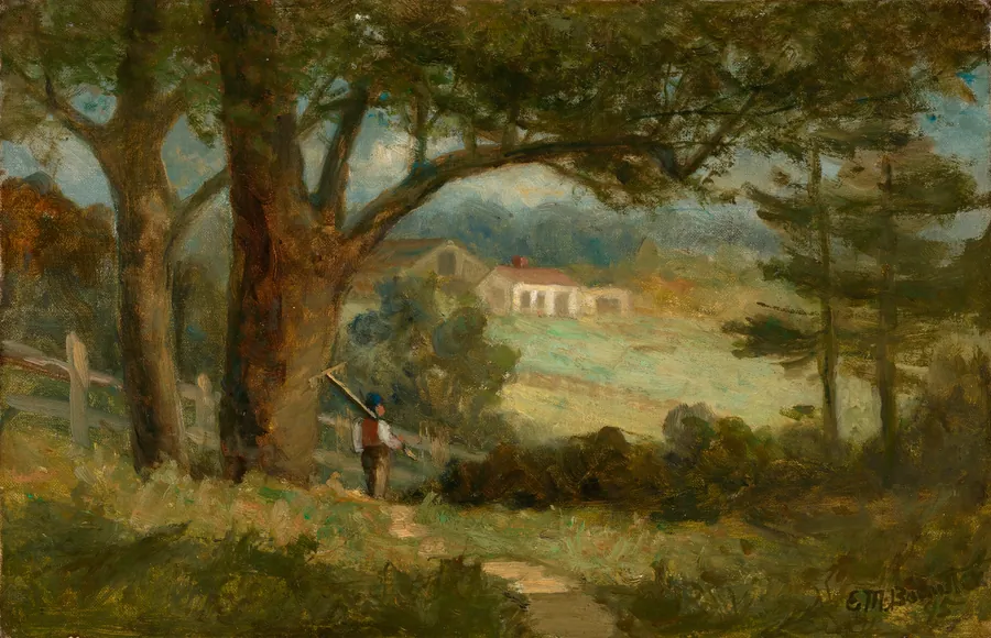 Homeward by Edward Mitchell Bannister, born St. Andrews, New Brunswick, Canada 1828-died Providence, RI 1901