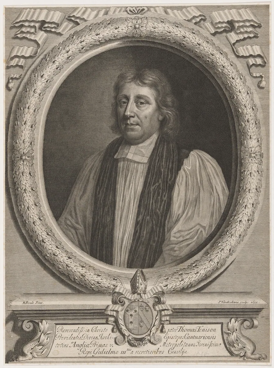 Thomas Tenison, Archbishop of Canterbury by W. B. Dukes