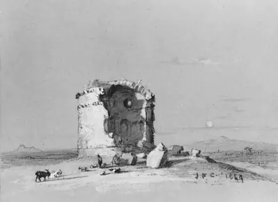 Torre dei Schiavi, The Roman Campagna (from Cropsey Album)