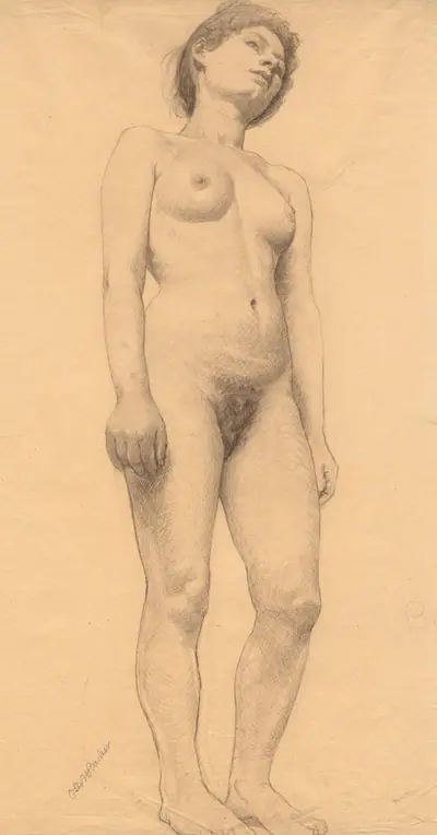Standing Female Nude