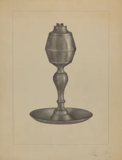 Whale Oil Lamp