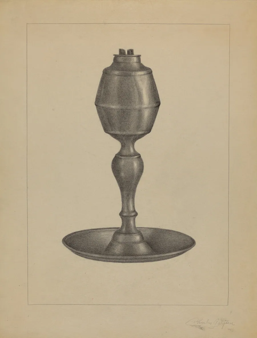 Whale Oil Lamp by Charles Garjian