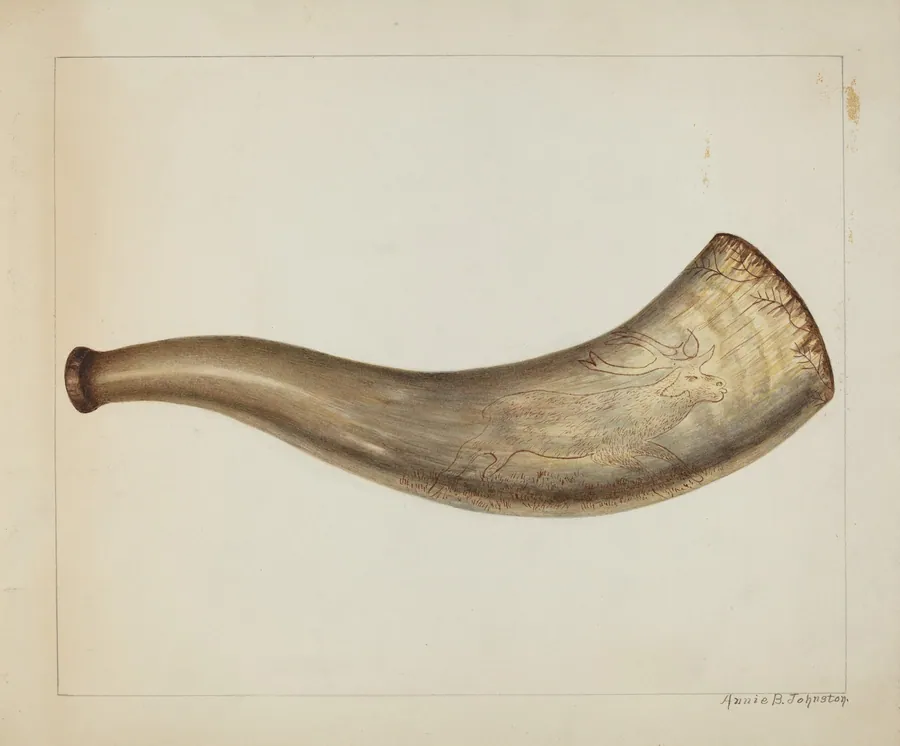 Powder Horn by Annie B. Johnston