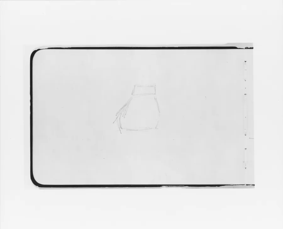 Outline Sketch of a Ship's Stern (from Sketchbook) by Albert Bierstadt