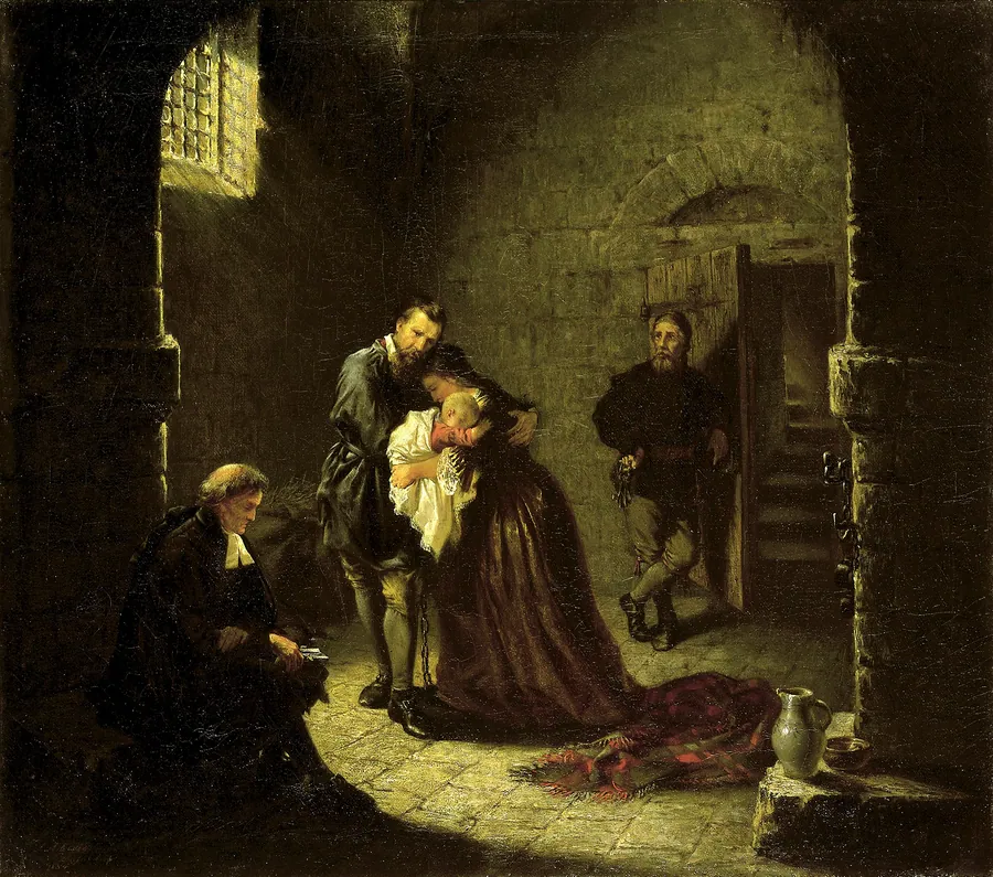 Prison Scene by John Adams Elder, born Fredericksburg, VA 1833-died Fredericksburg, VA 1895
