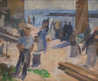 Postbåden kommer. Christiansø