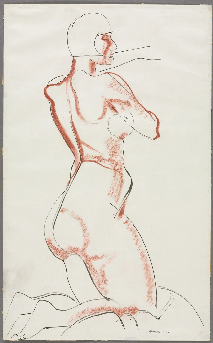 Nude Figure by William Sommer