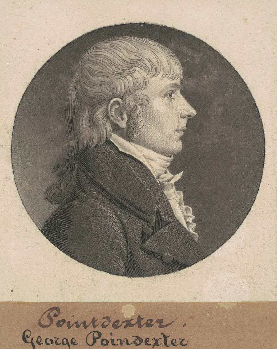 George Poindexter by Charles B. J. Févret de Saint-Mémin