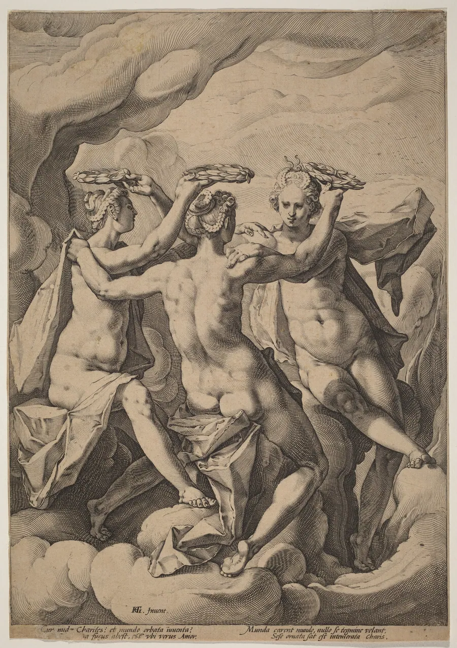 The Three Graces by Jacob Matham