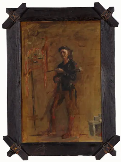 Study for "Portrait of Frank Hamilton Cushing"