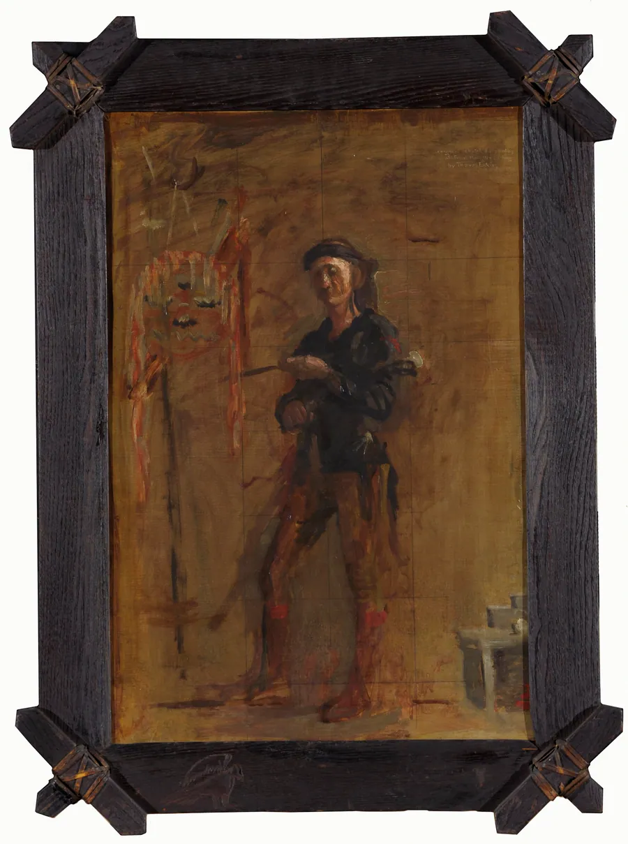 Study for "Portrait of Frank Hamilton Cushing" by Thomas Eakins, American, b. Philadelphia, Pennsylvania, 1844–1916