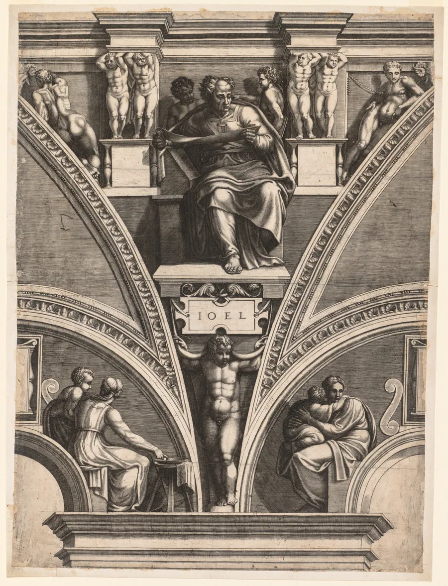 The Prophet Joel by Giorgio Ghisi