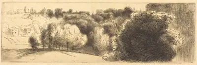 The Road Leading to Bellevue (Le Chemin montant à Bellevue)