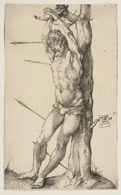 Saint Sebastian Tied to a Tree