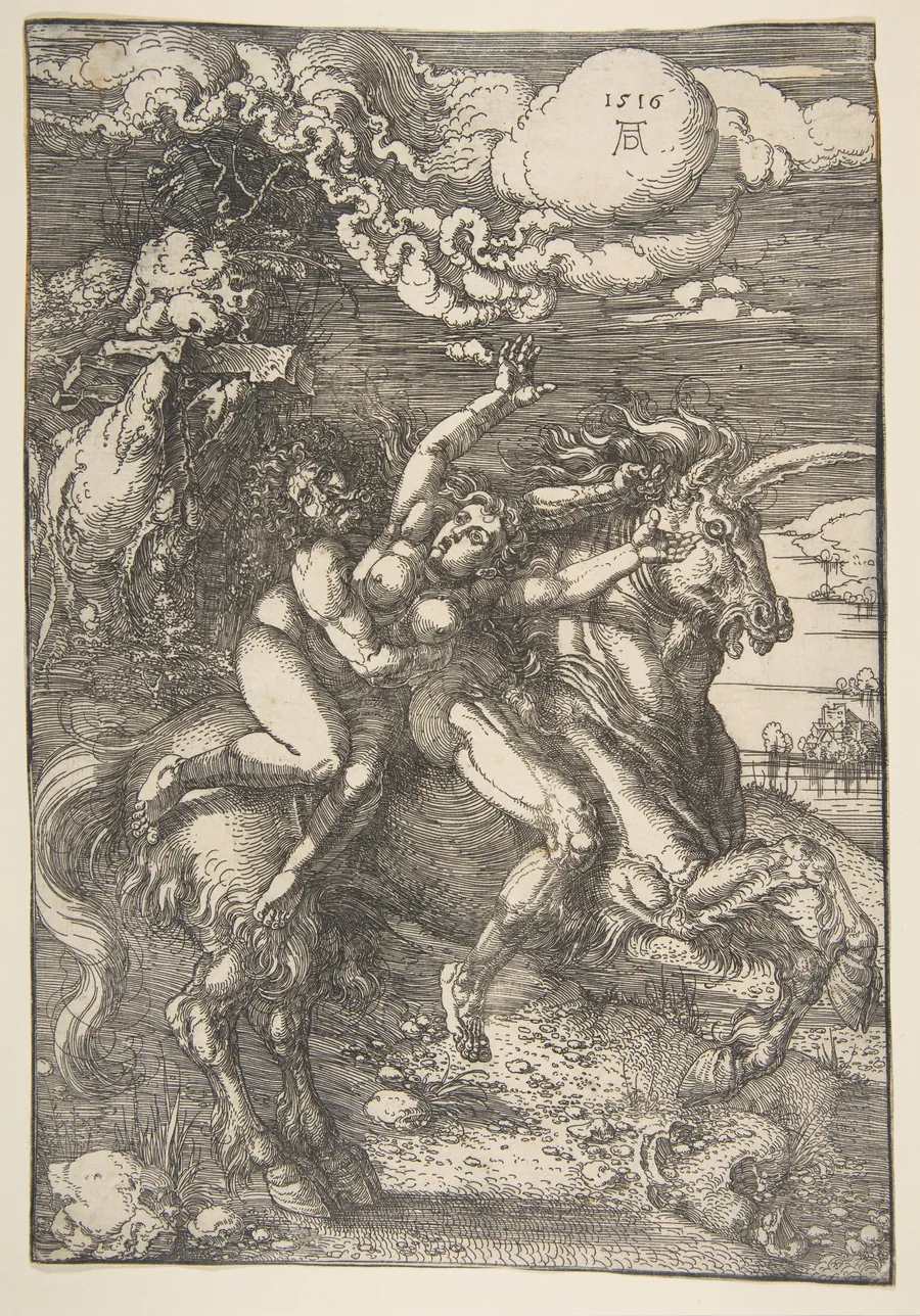 Abduction of Proserpine by Albrecht Dürer