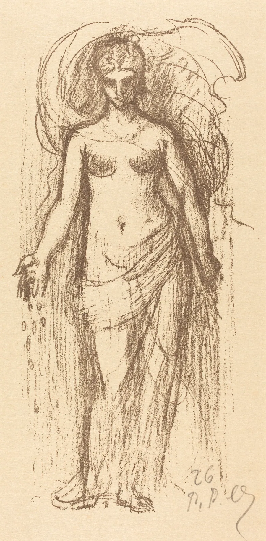 Study of a Woman (Abundance) by Pierre Puvis de Chavannes