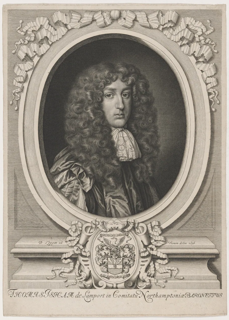 Sir Thomas Isham by David Loggan