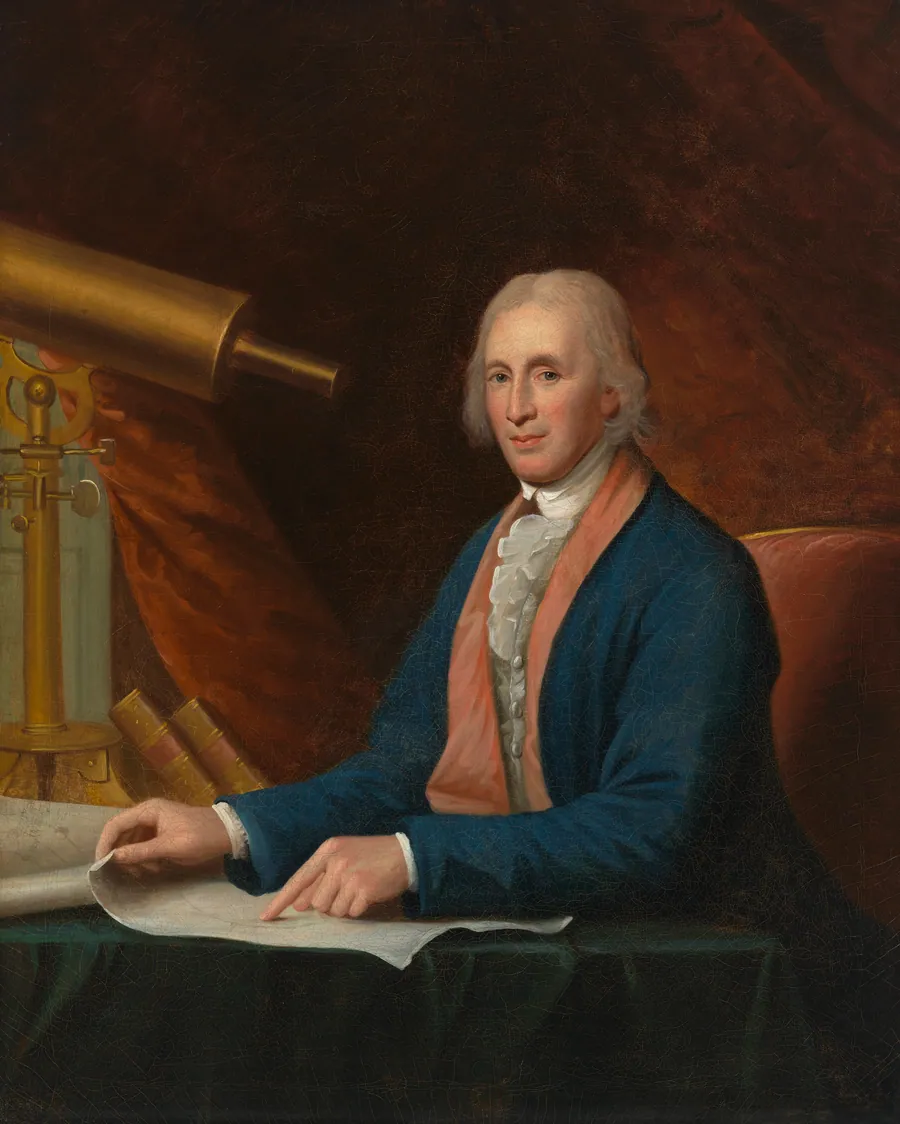 David Rittenhouse by Charles Willson Peale, 15 Apr 1741 - 22 Feb 1827