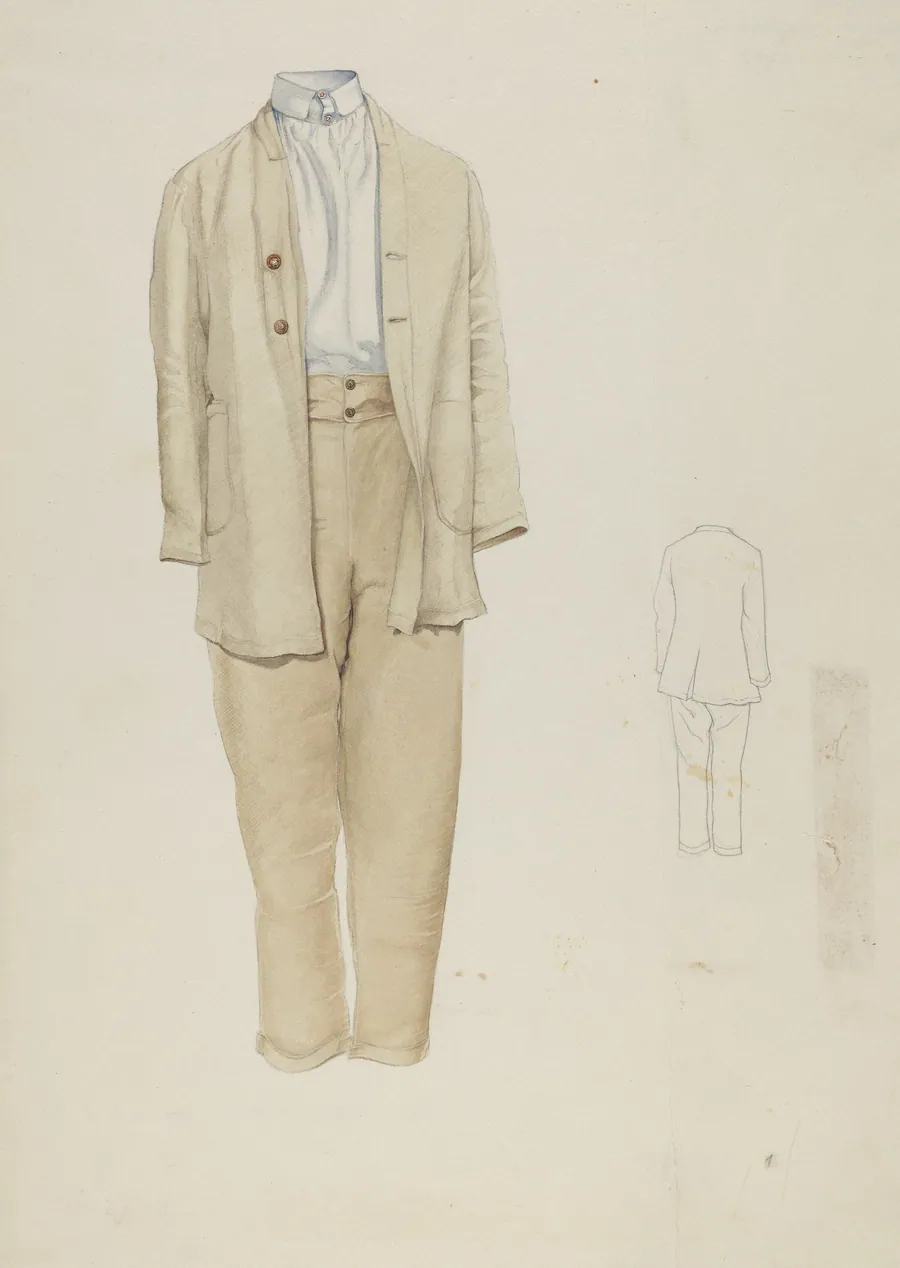 Shaker Man's Costume by Helen E. Gilman