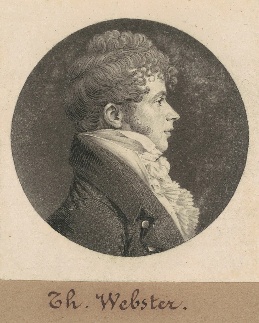 Thomas Webster by Charles B. J. Févret de Saint-Mémin