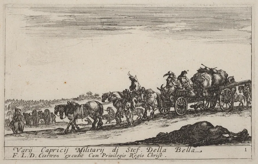 Baggage Train by Stefano Della Bella