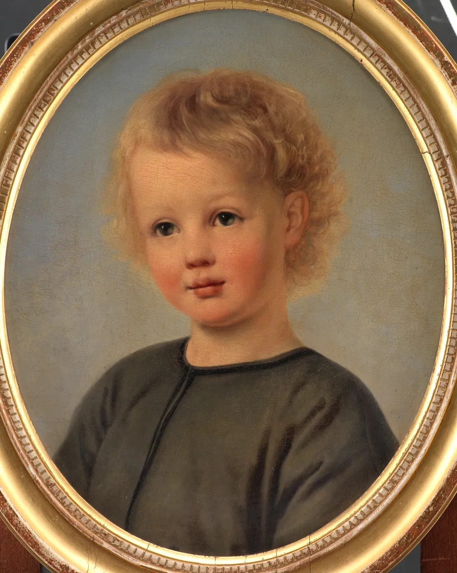Portræt af Holger Aagaard Hammerich som 4-årig by Elisabeth Jerichau Baumann