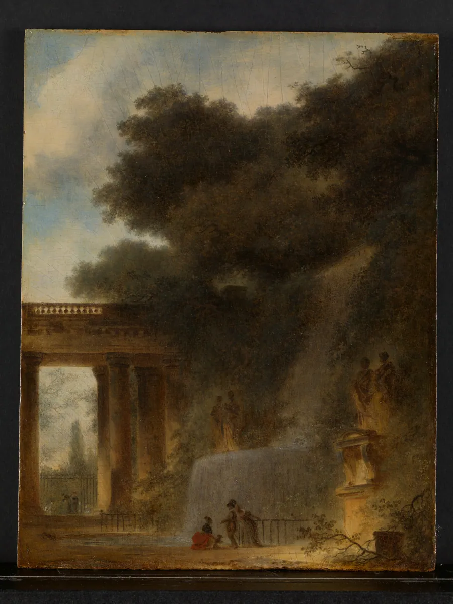 The Cascade by Jean Honoré Fragonard