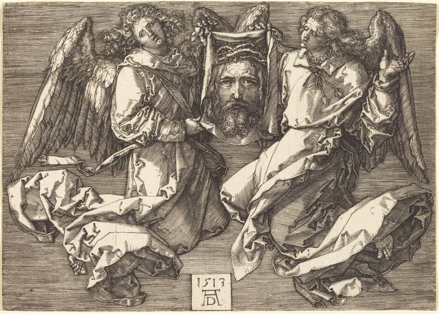 The Sudarium Held by Two Angels by Albrecht Dürer
