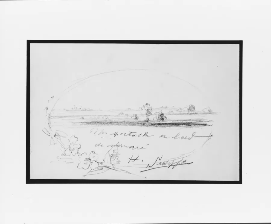 Landscape Vignette (from Sketchbook) by Mary Newbold Sargent