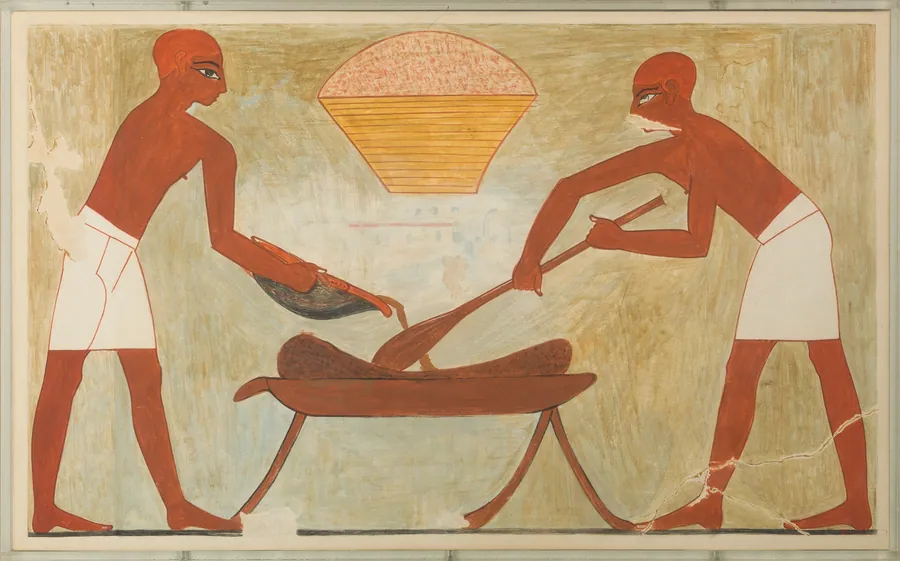 Preparing Dough, Tomb of Rekhmire by Nina de Garis Davies
