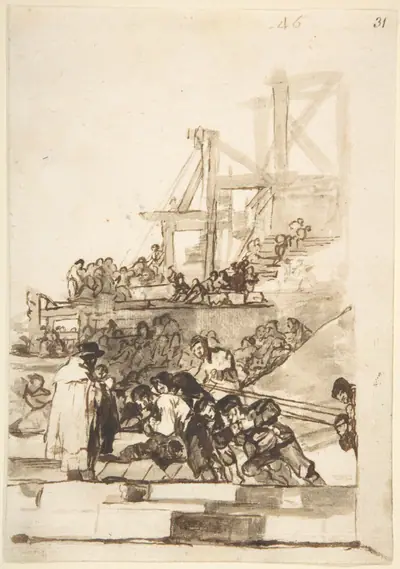 Construction; page 46 from the 'Images of Spain' album (F)