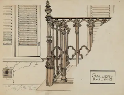 Cast Iron Gallery Rail