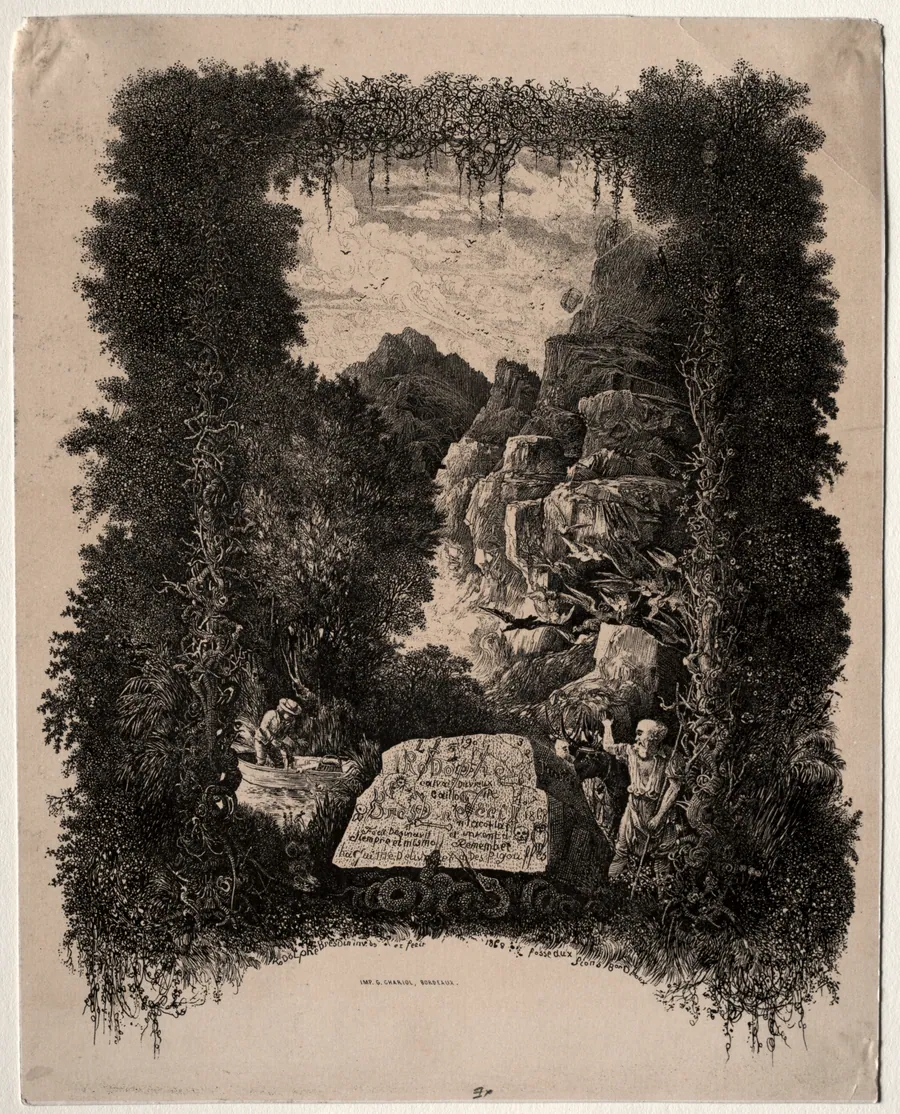 First frontispiece for Fables and Fairy-Tales by Thierry-Faletans by Rodolphe Bresdin